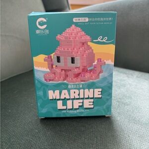 Marine Life Building Blocks Set